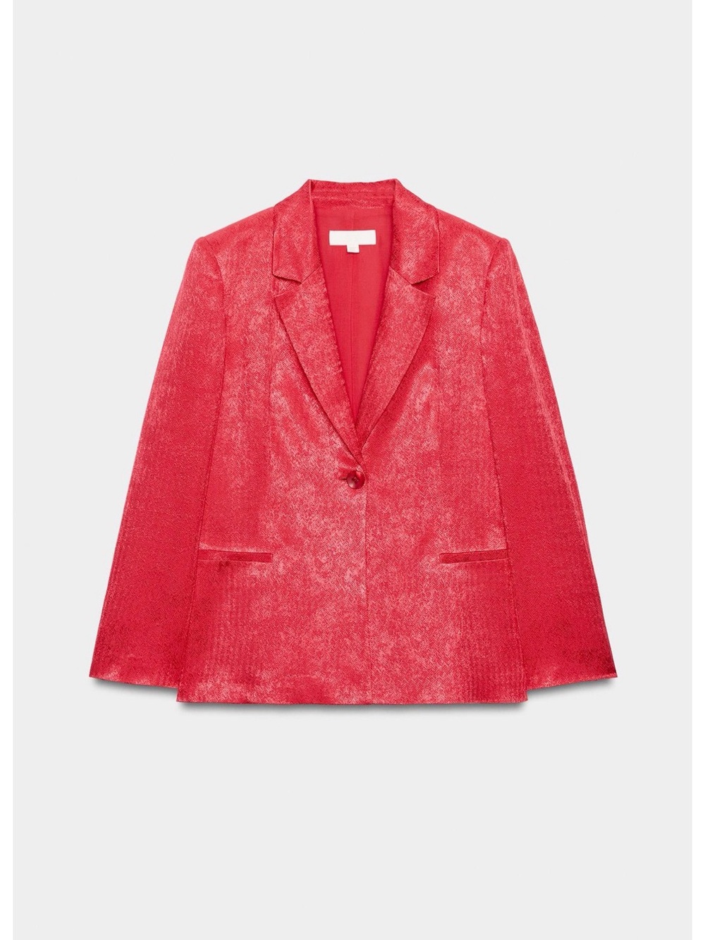 Zara Vibrant Raspberry Single-Button Blazer - Picture 2 of 10